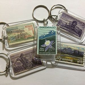 State Keychain: Colorado, Nebraska, Nevada, Utah, Wyoming, Mountain Region 3 of